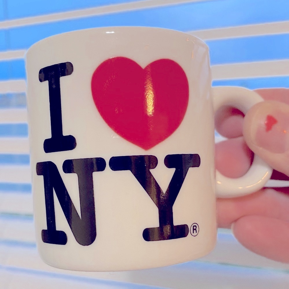 I ❤️ NY Espresso Shot Glass Mini Mug 3 oz